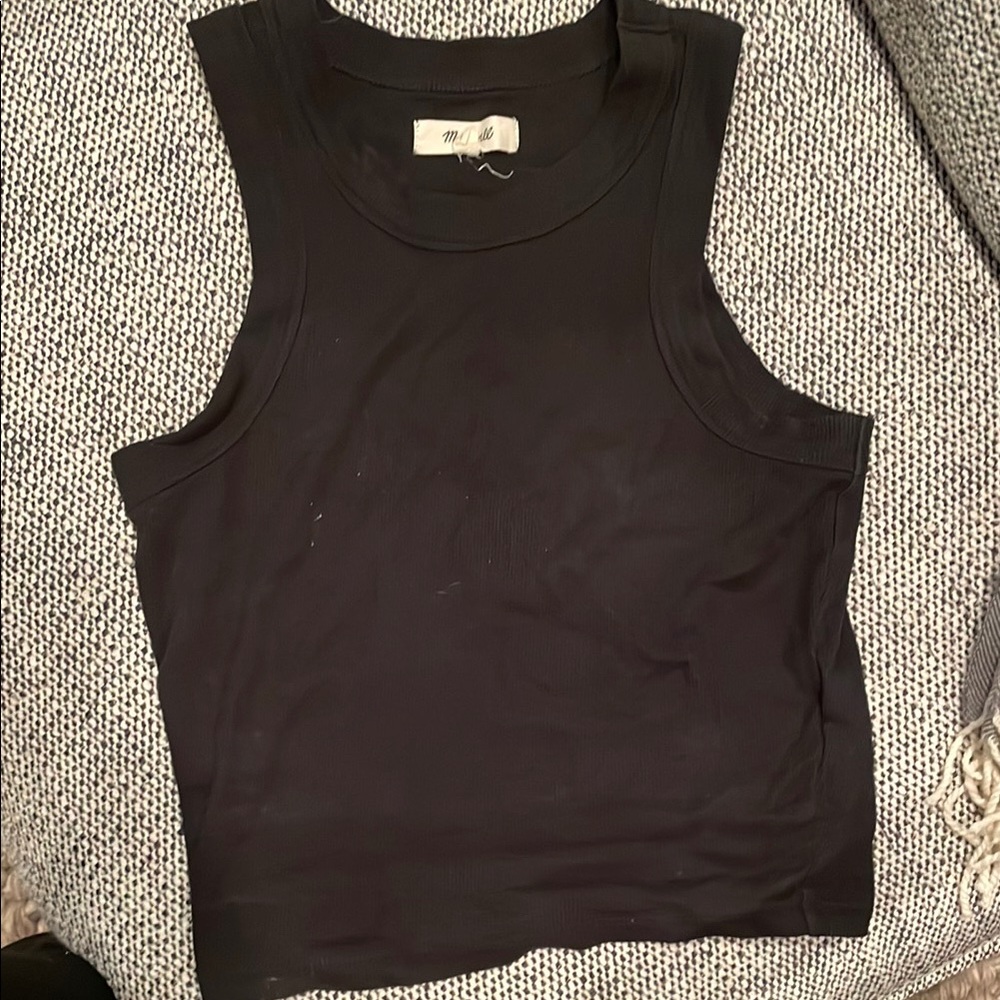 Black Sleeveless Top